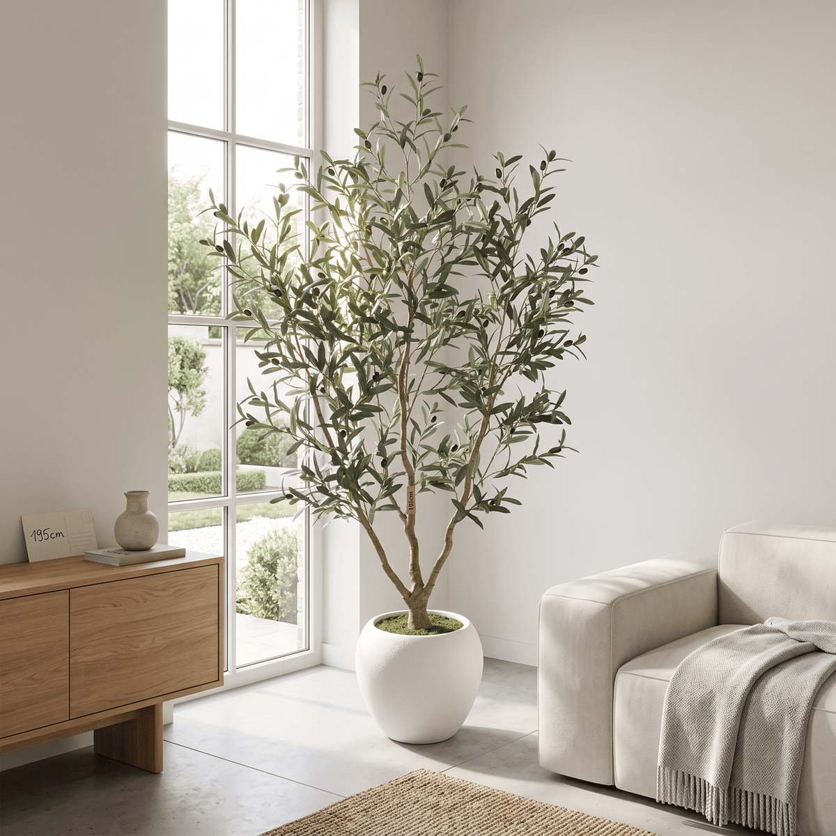 Homeware  -  Artificial Olive Tree - 1.95m  -  60487459