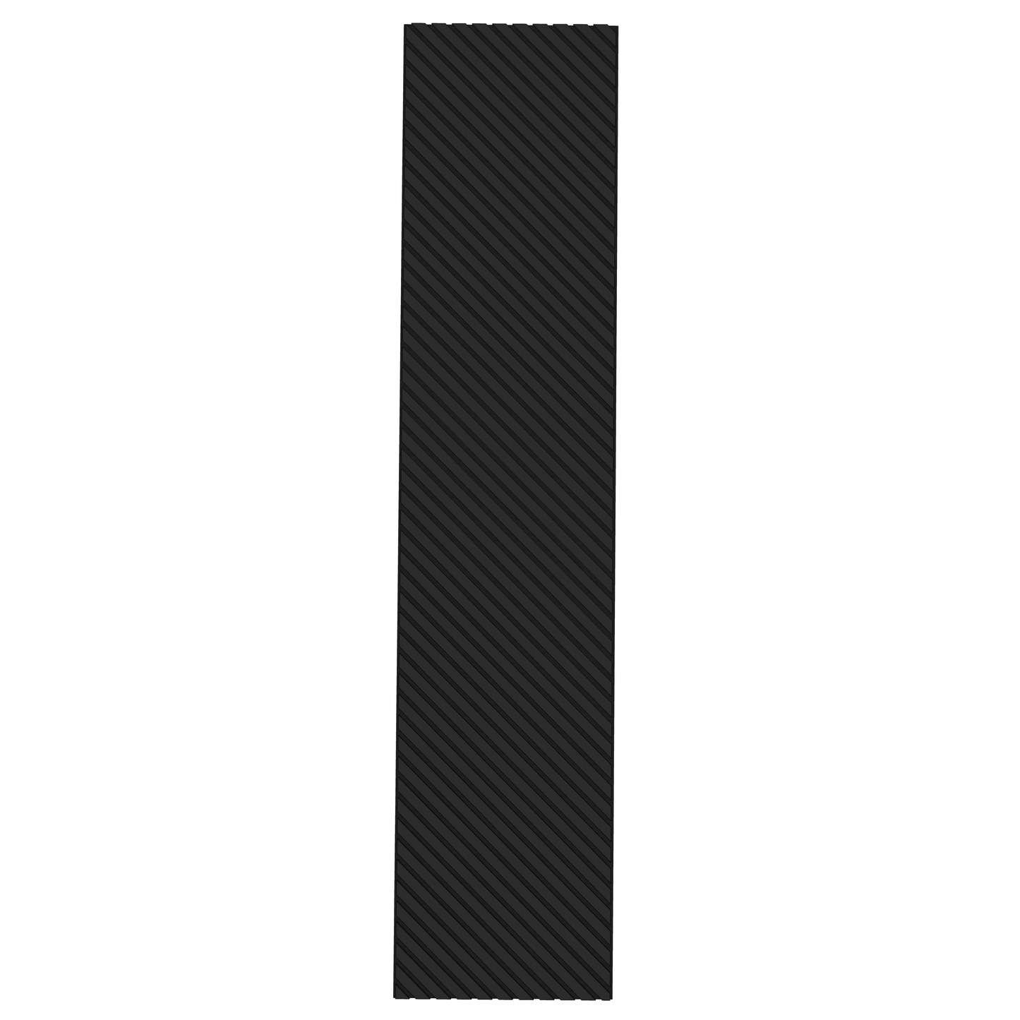 Wall Panelling  -  Black Oak Herringbone Acoustic Panel B - Left Up Facing  -  60418258