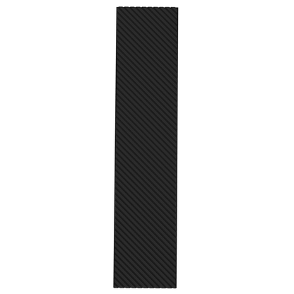 Wall Panelling  -  Black Oak Herringbone Acoustic Panel B - Left Up Facing  -  60418258