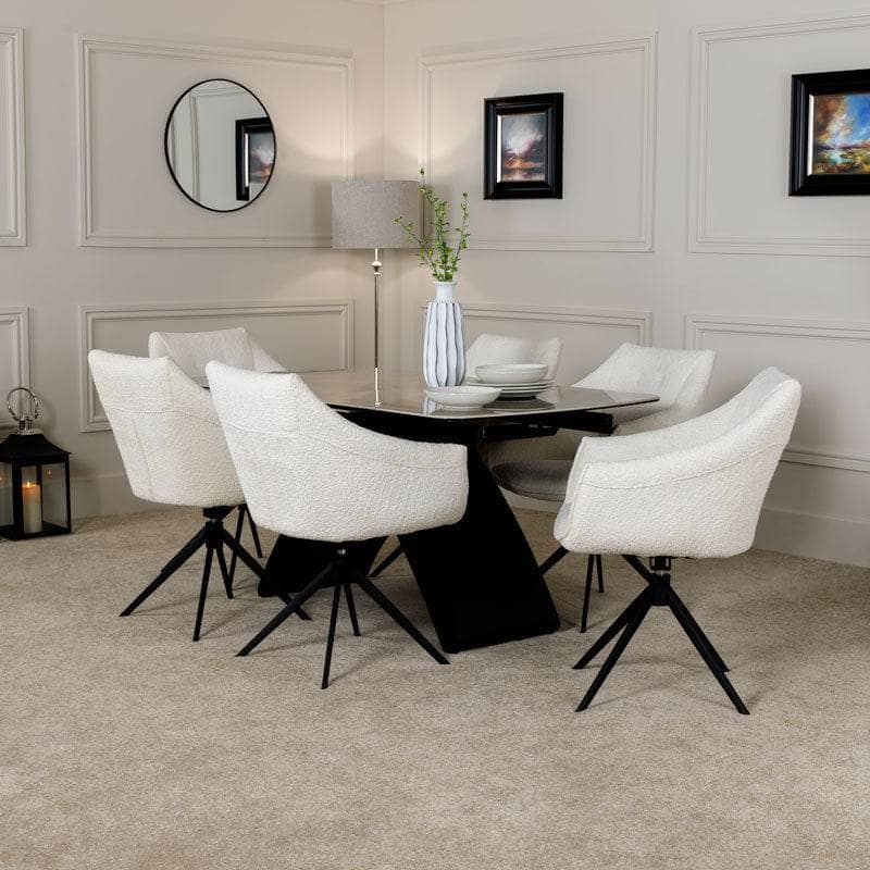 Furniture  -  Bari Dining Table & 6 Dining Chairs  -  60009243