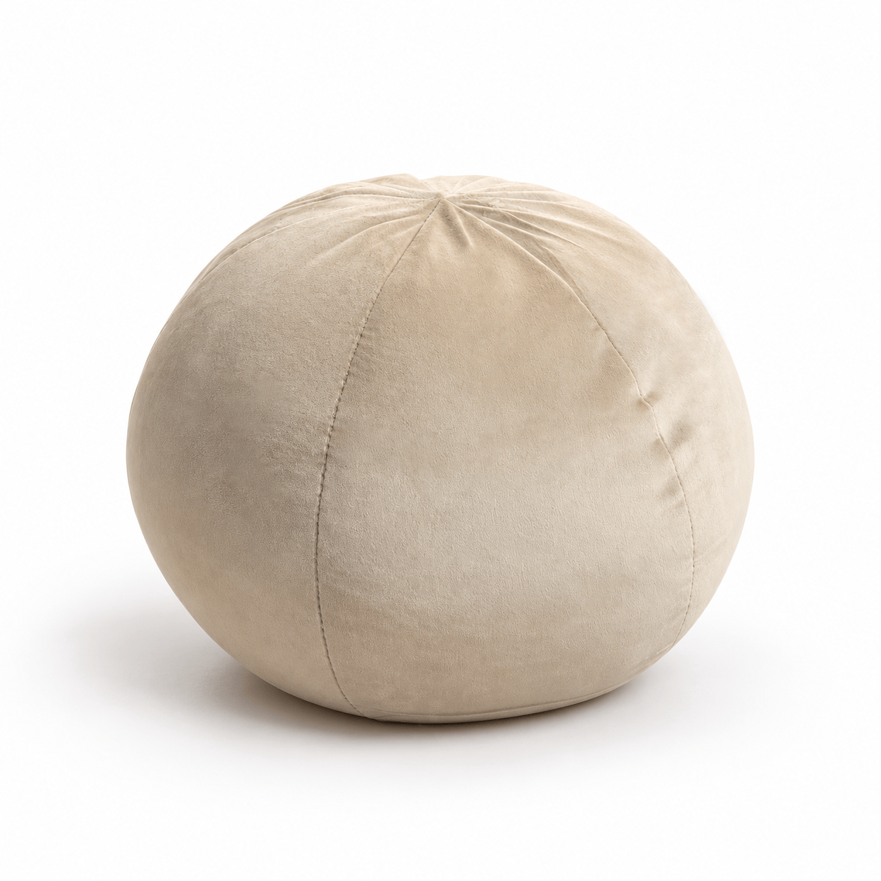 Homeware  -  Beige Ball Cushion - 30cm  -  60484621