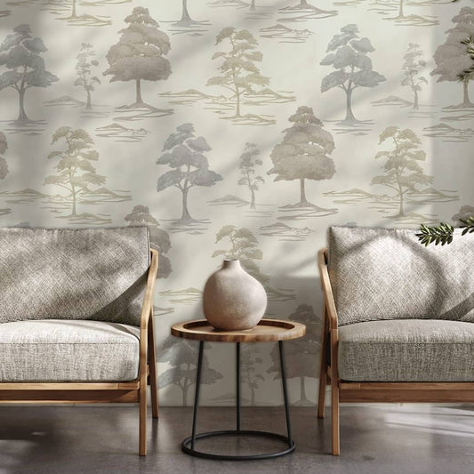 Wallpaper  -  Belgravia Carlotta Tree Cream - 9035  -  60485251