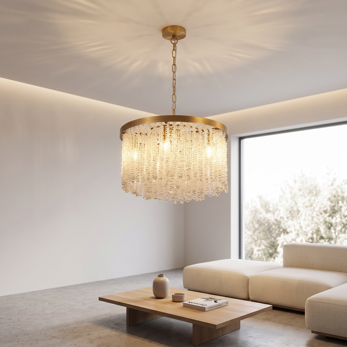 Bella 5 Light Pendant Ceiling Light - Bronze