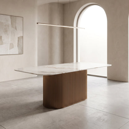 Active  -  FOSHAN BELLANO 200CM DINING TABLE - BRONZE (1829#)  -  60487314