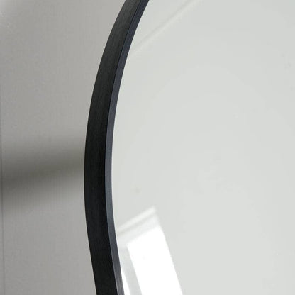 Mirrors  -  Black Arch Top Mirror - 60 x 180cm  -  60008276