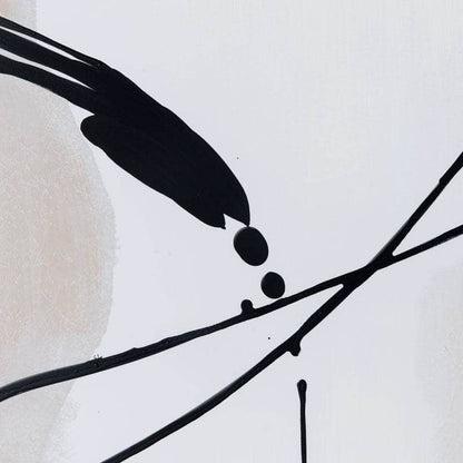 Black Painting On Canvas Trio  -  60008252