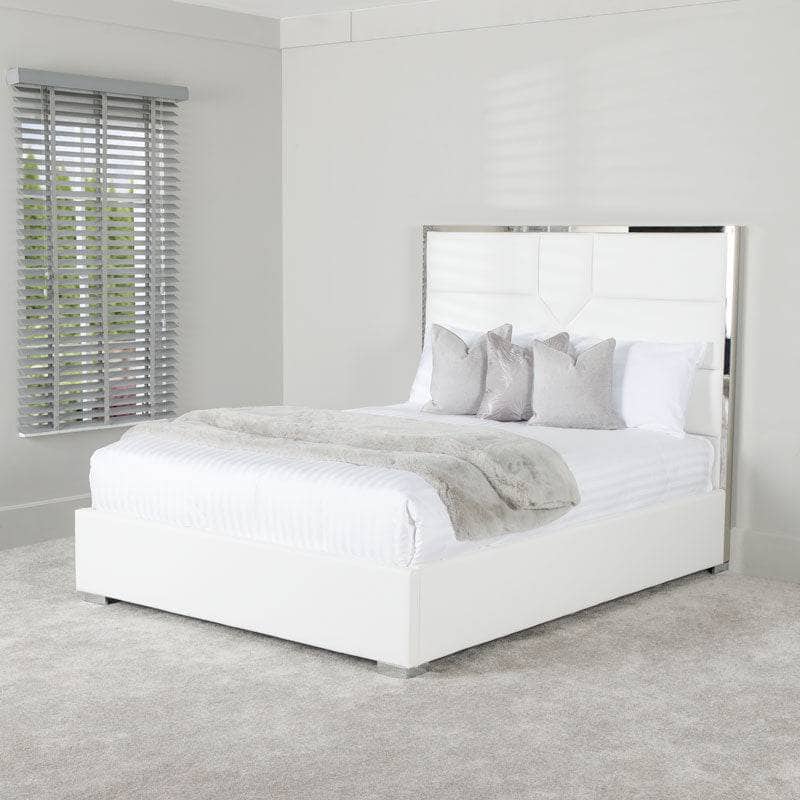 Furniture -  Blanco King Size Bedframe - White -  60009257