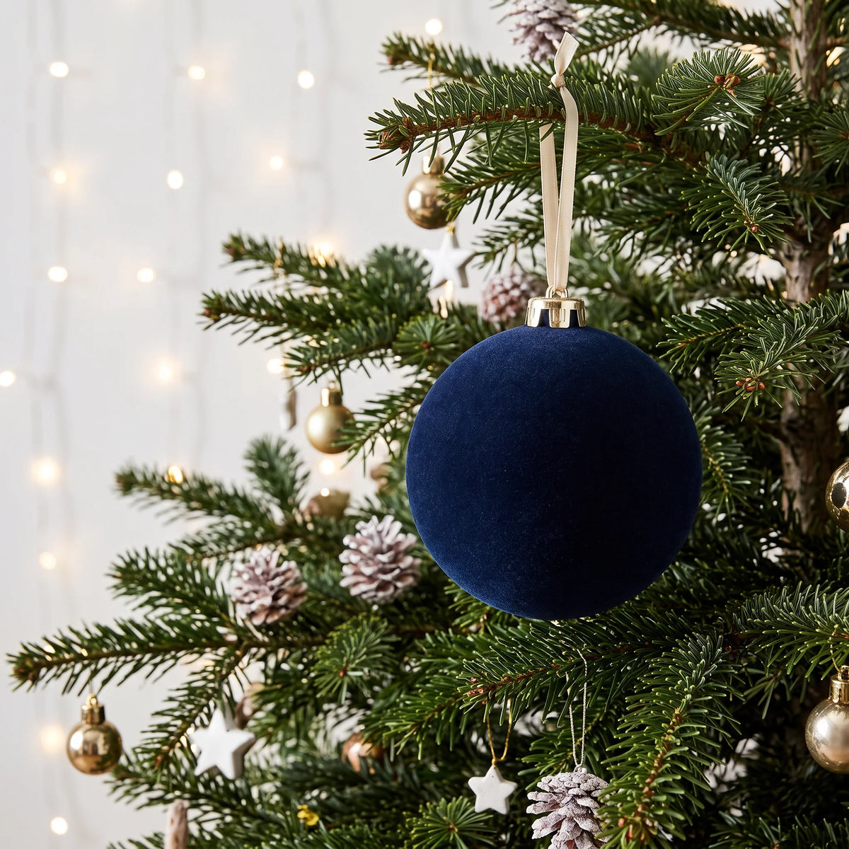 Christmas  -  Blue Velvet Bauble - 15cm  -  60486233