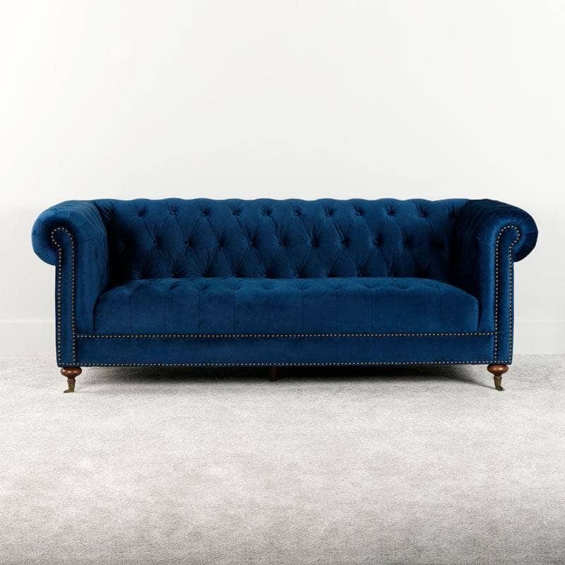  -  Buckingham 4 Seater Sofa - Blue  -  60009272