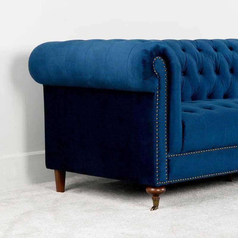  -  Buckingham 4 Seater Sofa - Blue  -  60009272