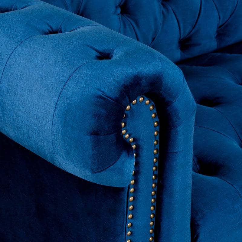 Furniture -  Buckingham 4 Seater Sofa - Blue  -  60009272