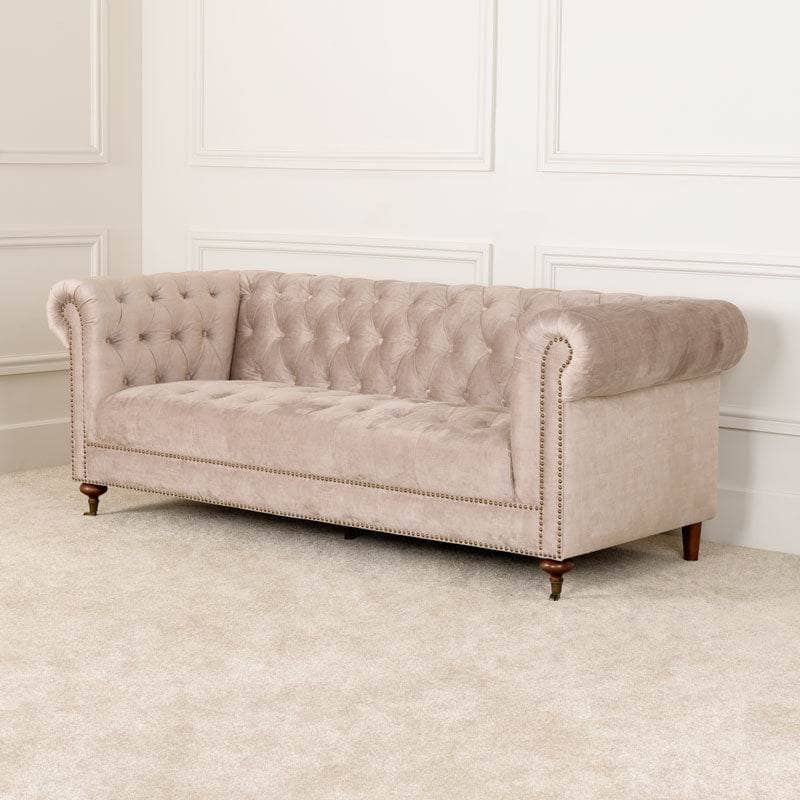 Furniture - Buckingham 4 Seater Sofa - Taupe