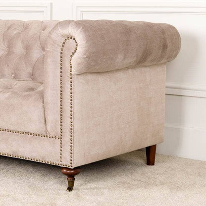 Furniture - Buckingham 4 Seater Sofa - Taupe