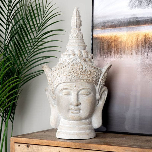  -  Buddha With Headpiece Sculpture  -  60008098
