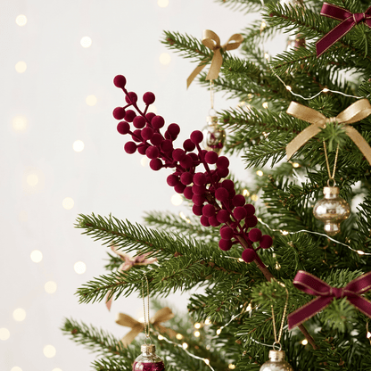 Christmas  -  Burgundy Branch with Berries - 60cm  -  60487822