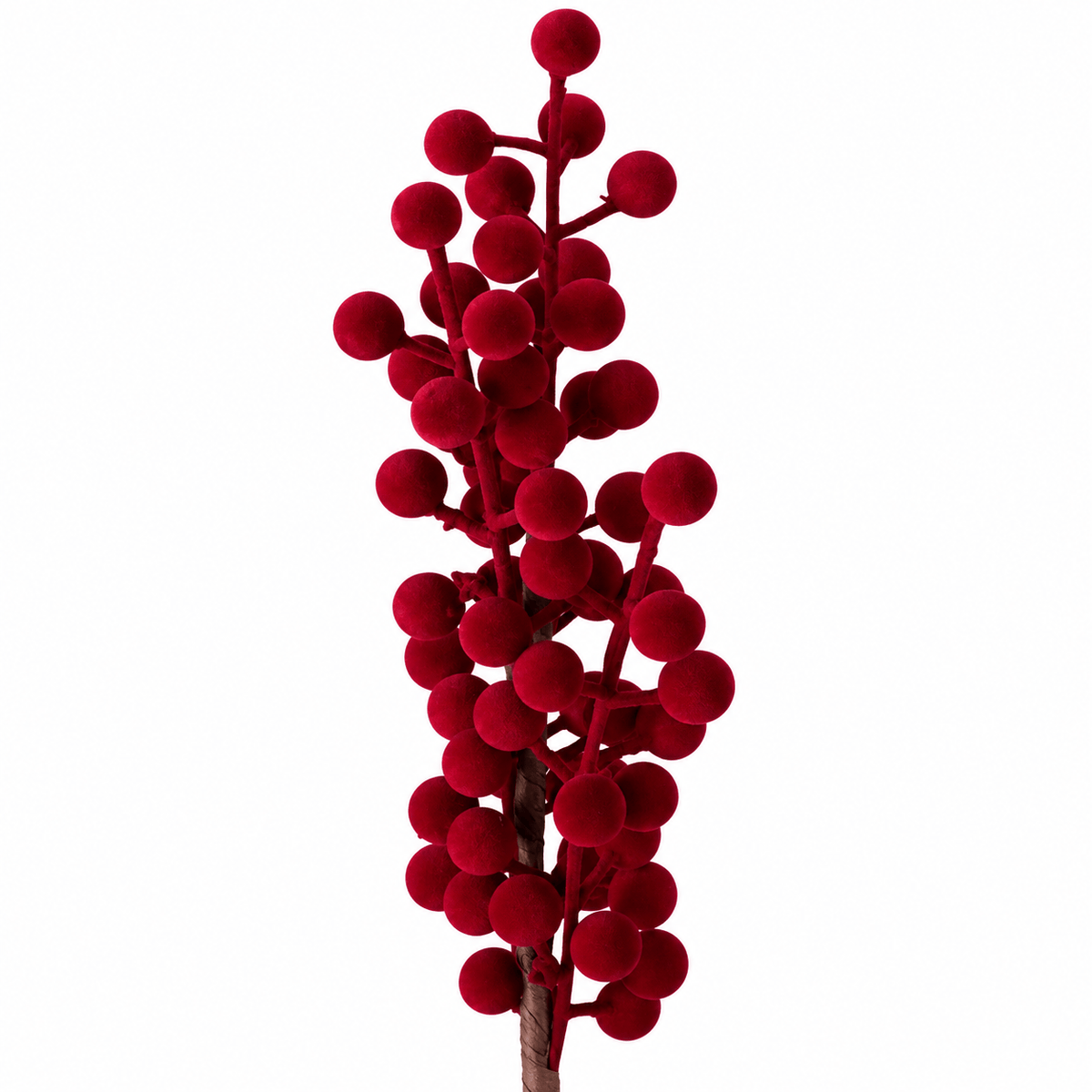 Christmas  -  Burgundy Branch with Berries - 60cm  -  60487822