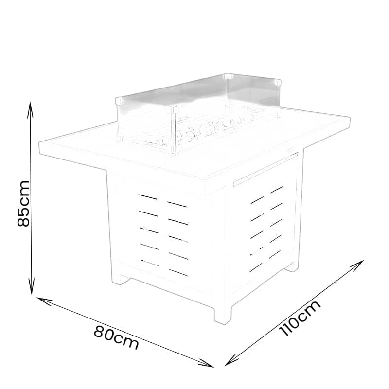 Gardening  -  Cadence Corner Firepit Set - Natural  -  60485948