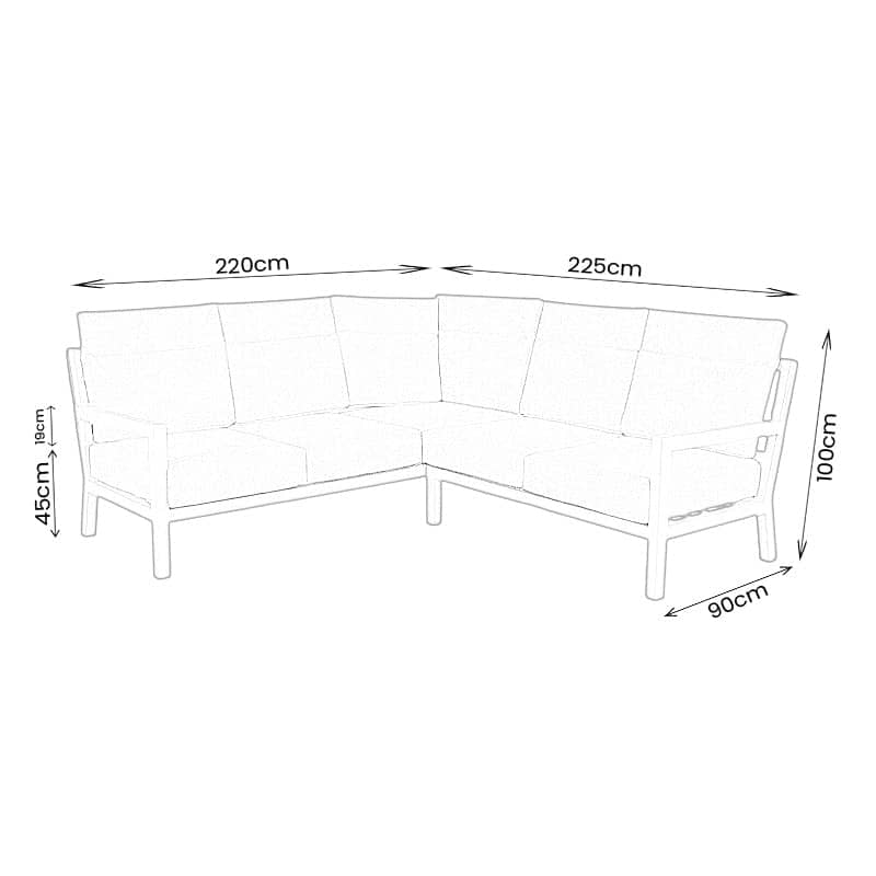 Gardening  -  Cadence Corner Firepit Set - Natural  -  60485948