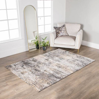Rugs  -  Canyon Abstract Black Rug - Multiple Sizes  - 