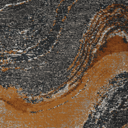Rugs  -  Canyon Wave Blue & Cream - Multiple Sizes  - 