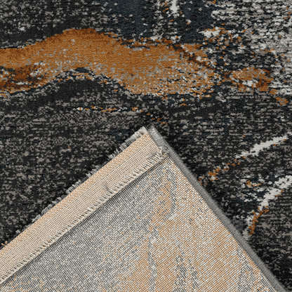 Rugs  -  Canyon Wave Blue & Cream - Multiple Sizes  - 