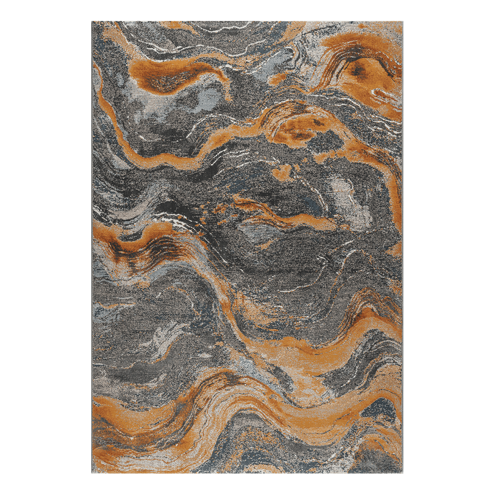 Rugs  -  Canyon Wave Blue & Cream - Multiple Sizes  - 