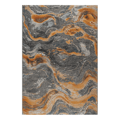 Rugs  -  Canyon Wave Blue & Cream - Multiple Sizes  - 