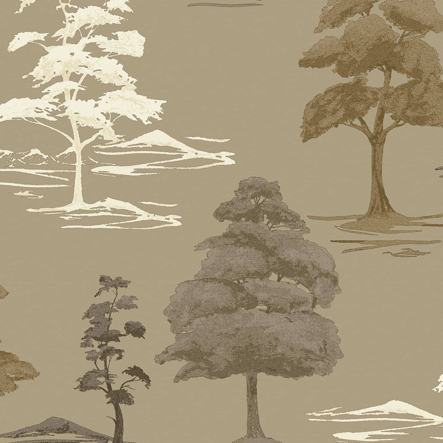 Wallpaper  -  Belgravia Carlotta Tree Champagne Wallpaper - 9038  -  60485257