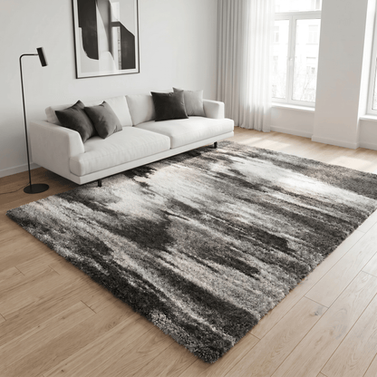 Rugs  -  KP Carmine Abstract Light Grey & Grey - Multiple Sizes  -  60486375
