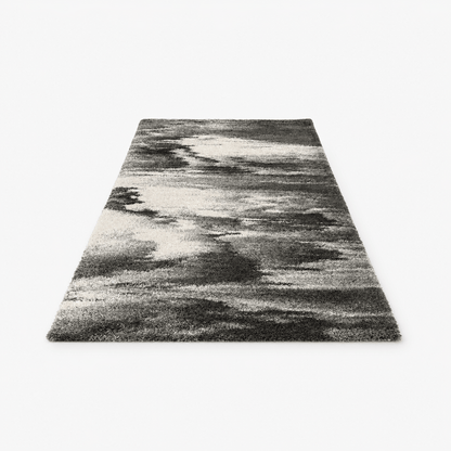 Rugs  -  KP Carmine Abstract Light Grey & Grey - Multiple Sizes  - 