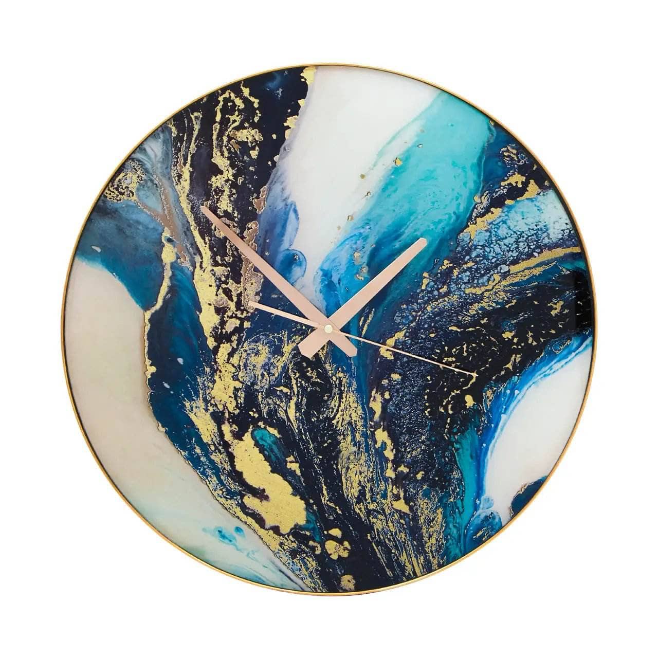  -  Celina Wall Clock - Turquoise  -  60003482