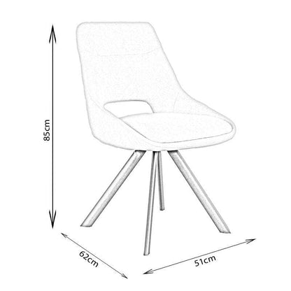 Furniture  -  Ashton Dining Chair - Grey  -  60011027