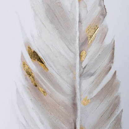 Pictures  -  Champagne Feather Framed Canvas  -  60008251