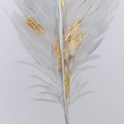 Pictures  -  Champagne Feather Framed Canvas  -  60008251
