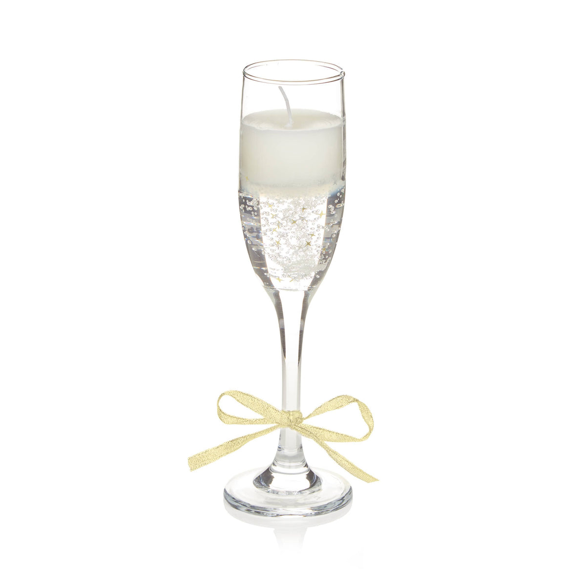 Christmas  -  Champagne Glass Gel Candle - 22cm  -  60487758
