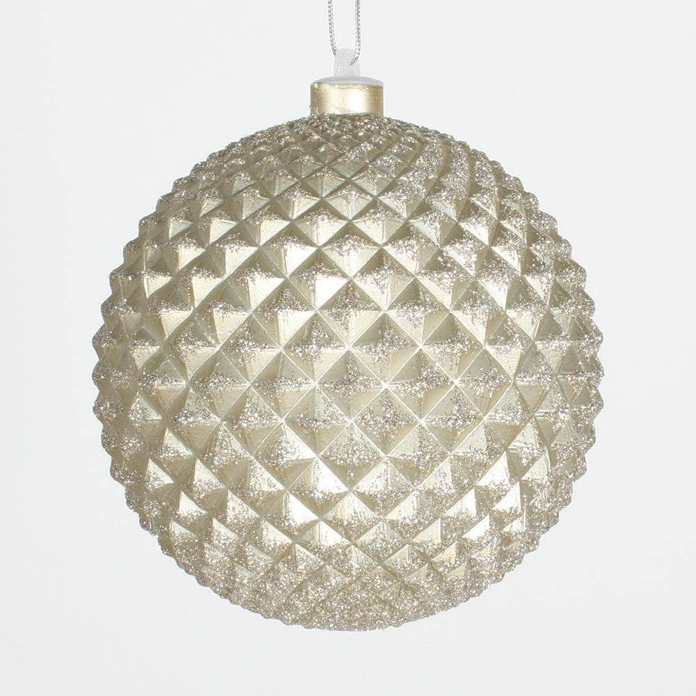 Champagne Spike Christmas Bauble - 13cm  60006803