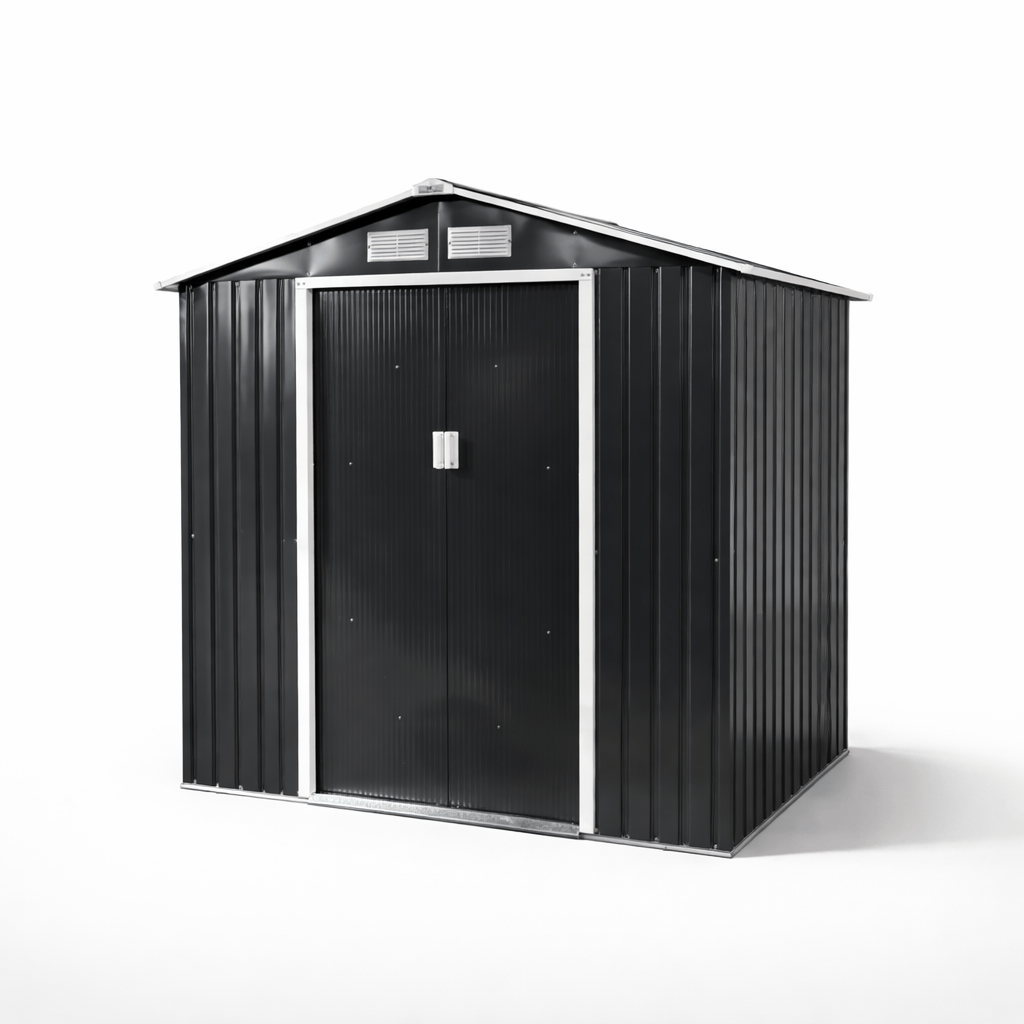 Gardening  -  ZJ Metal Shed - 213cm x 131cm x 205cm  -  60485628