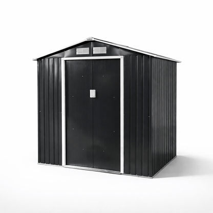 Gardening  -  ZJ Metal Shed - 213cm x 131cm x 205cm  -  60485628