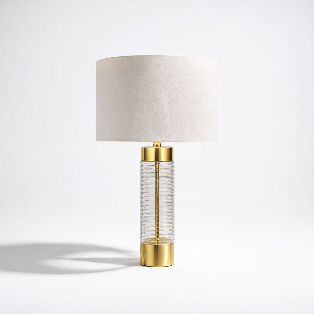 Lights  -  U.A Table Lamp Gold & Glass  -  60484446