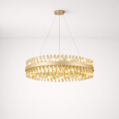 Lights  -  Dresden P004-24CP 24 Light Pendant Ceiling Light - Gold & Champagne Glass  -  60485722