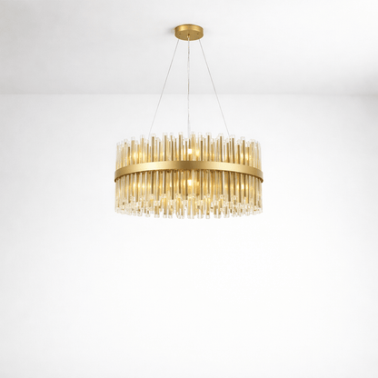 Lights  -  Essen P002-14GO 14 Light Pendant Ceiling Light - Gold  -  60485704