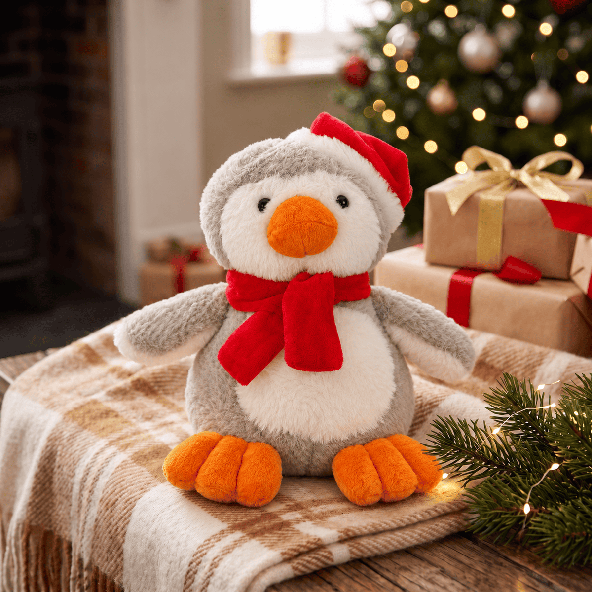 Christmas  -  Plush Penguin - 23cm  -  60486115