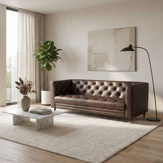Furniture  -  Trieste 3 Seater Sofa - Cocoa  -  60486315