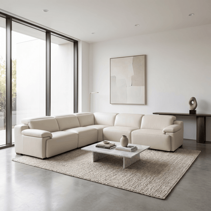 Furniture  -  Pisa Corner Sofa - Cream  -  60485915