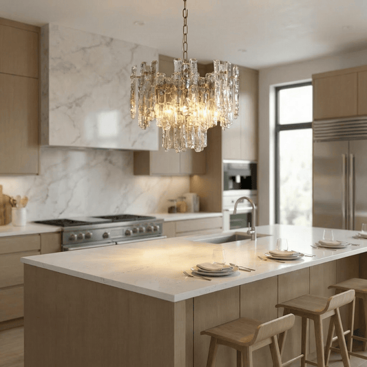 Lights  -  Nuremberg P005-5BR Light Crinkled Pendant Ceiling Light - Bronze  -  60485731