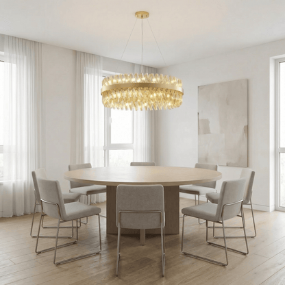 Lights  -  Dresden P004-24CP 24 Light Pendant Ceiling Light - Gold & Champagne Glass  -  60485722