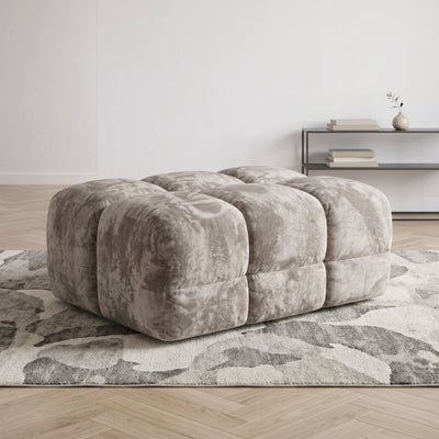 Maine Footstool - Mocha