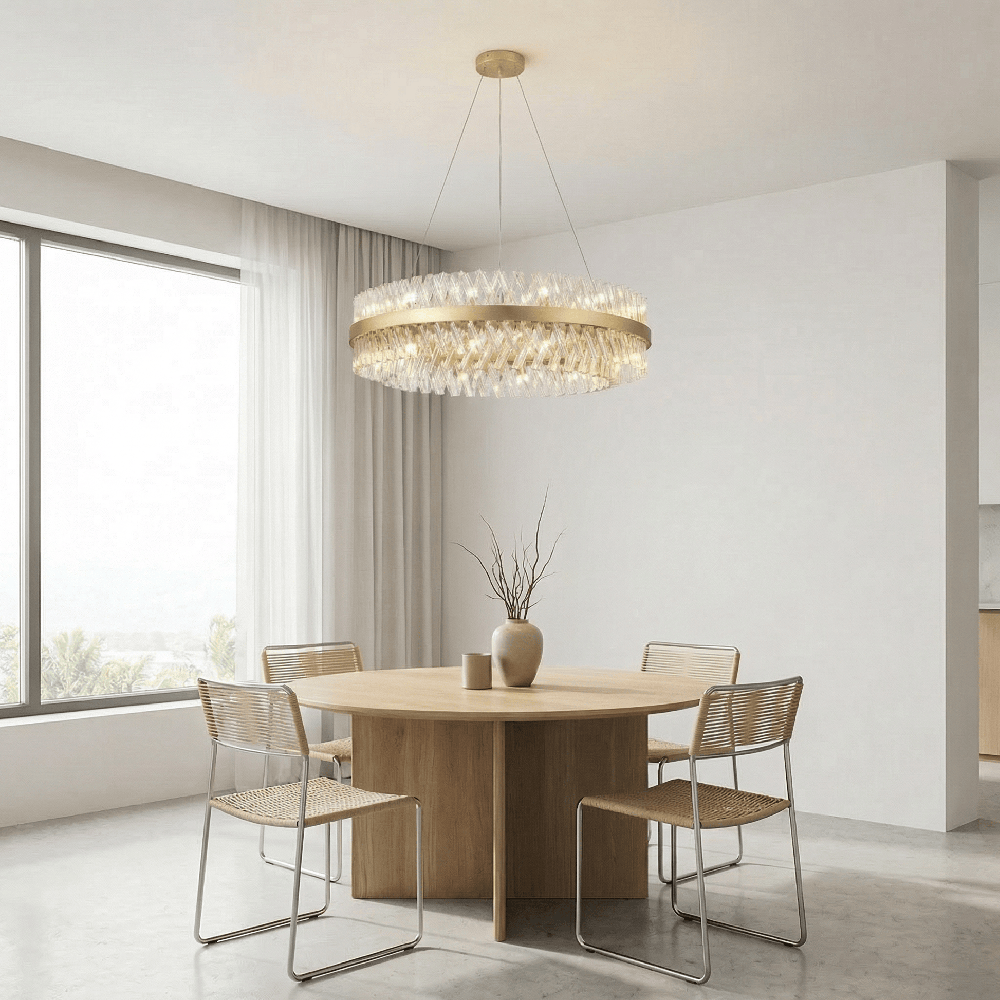 Lights  -  Dresden P004-24GO 24 Light Pendant Ceiling Light - Gold & Clear Glass  -  60485721