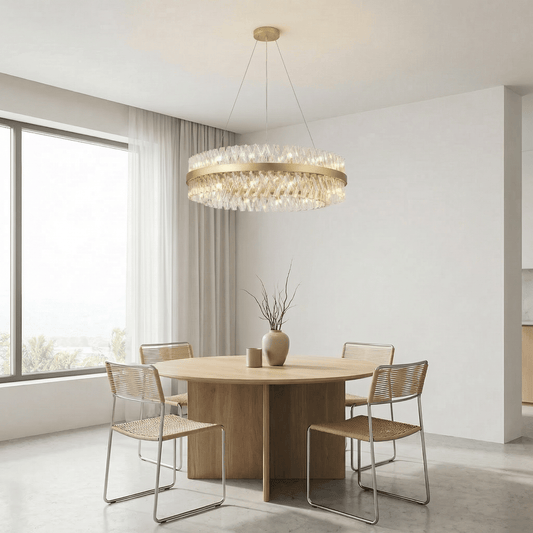 Lights  -  Dresden P004-24GO 24 Light Pendant Ceiling Light - Gold & Clear Glass  -  60485721