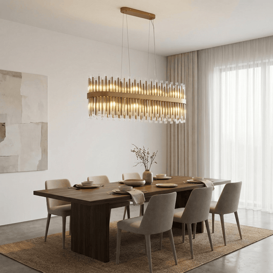 Lights  -  Essen P002-20BR 20 Light Oval Pendant Ceiling Light - Bronze  -  60485707